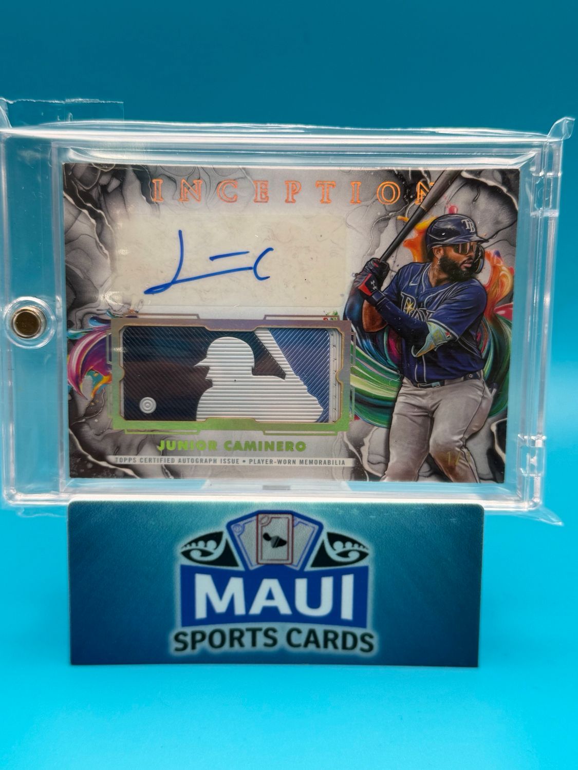 2025 Topps Inception 1/1 Junior Caminero #IAPC-JC Patch/Auto