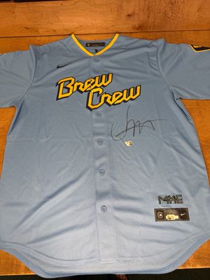 Jesus Made Signed Brew Crew City Edition Jersey, Fanatics