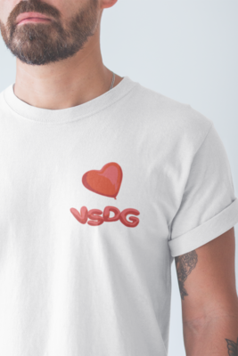 VSDG Herz Shirt (weiß)