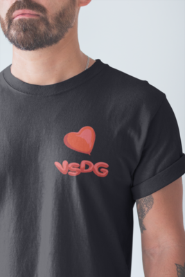 VSDG Herz Shirt (schwarz)