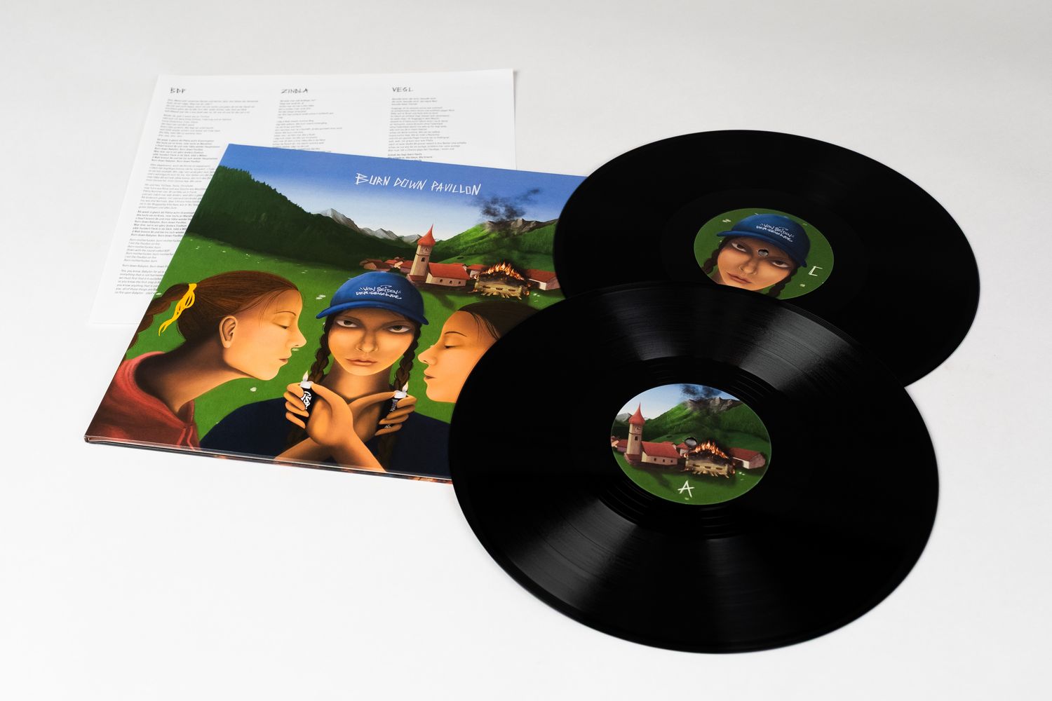 Burn Down Pavillon 2LP Vinyl (Schwarz)