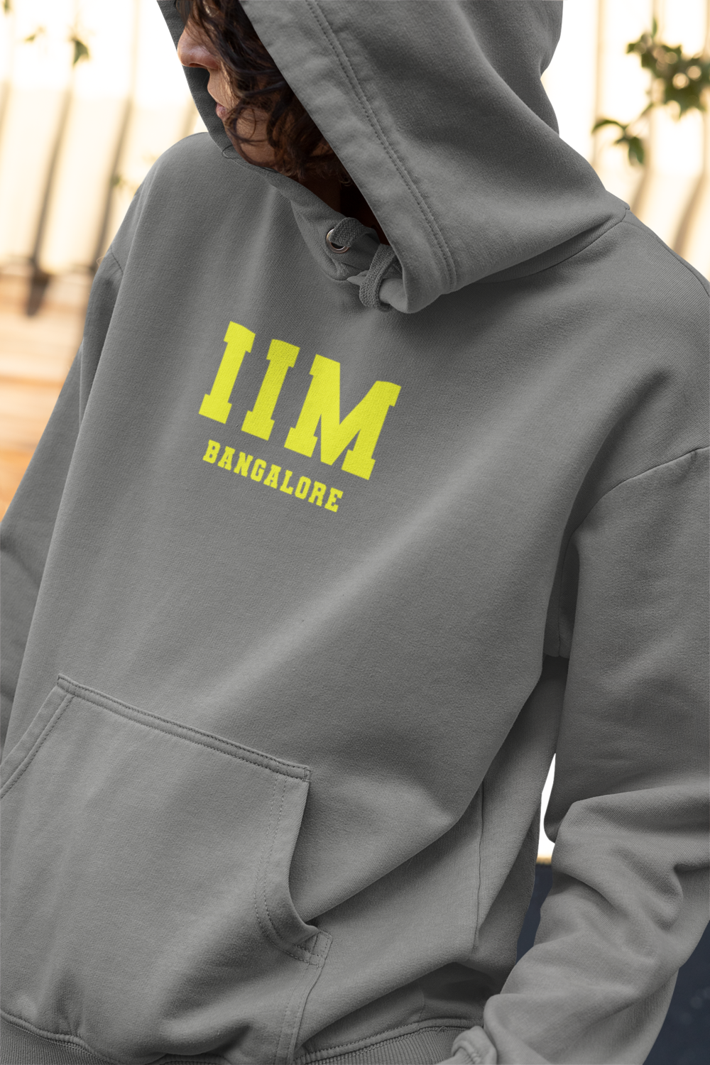 IIM Bangalore Grey Hoodie