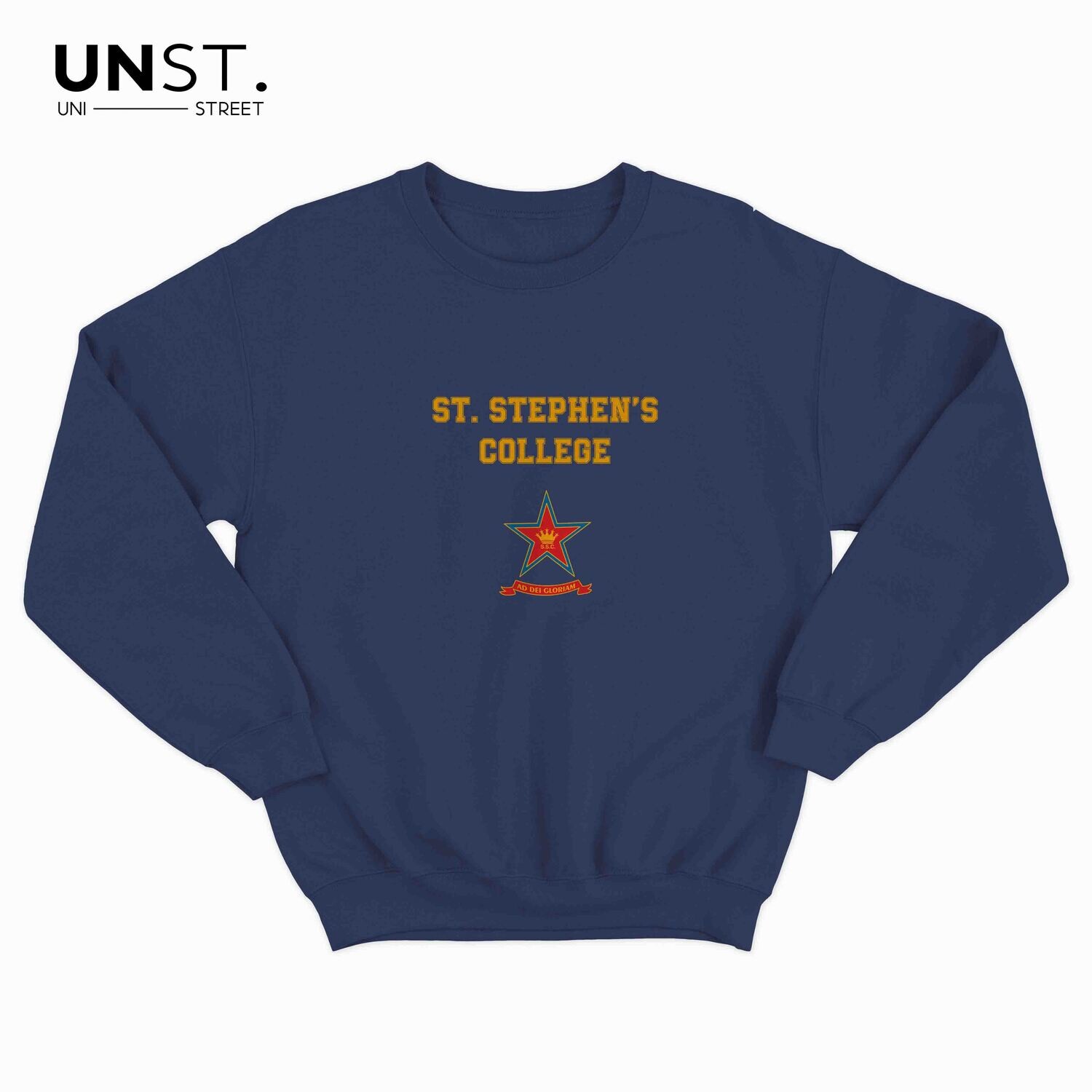 St. Stephen's College Blue Sweatshirt (Design 2)