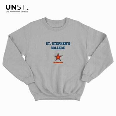 St. Stephen's College Grey Sweatshirt (Design 2)
