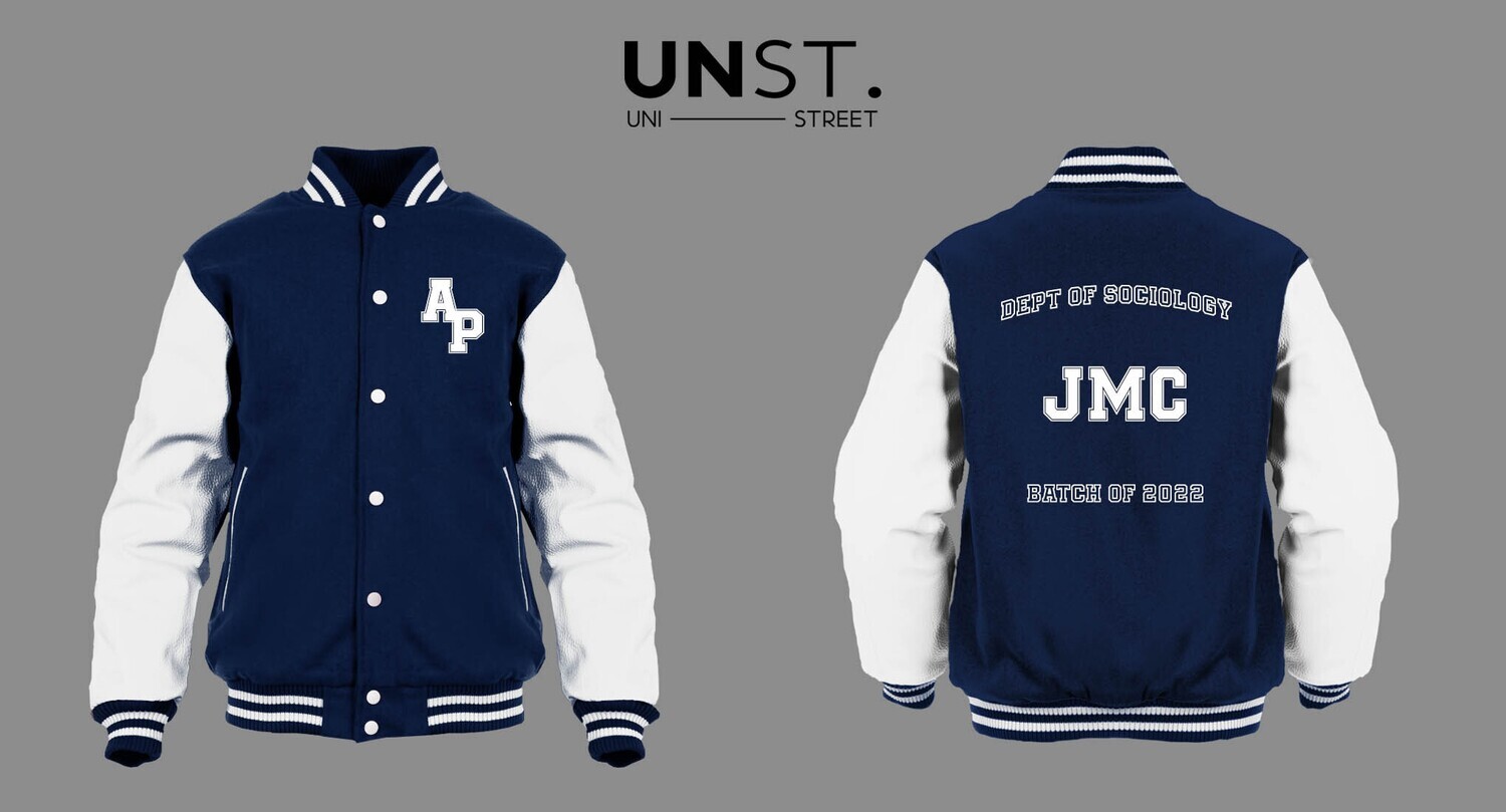 Sociology Department JMC Blue Varsity Jacket