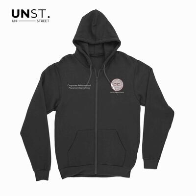 DTU Placement Committee Black Zip Hoodie