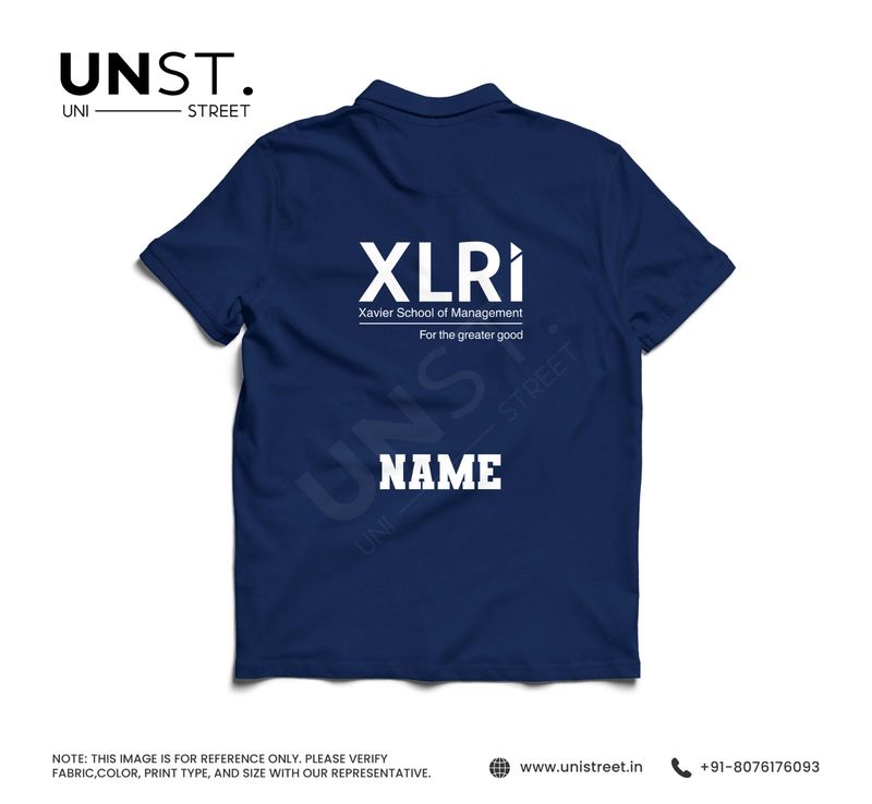 XLRI Navy Blue Polo T-Shirt