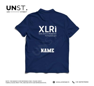 Store XLRI Navy Blue Polo T-Shirt