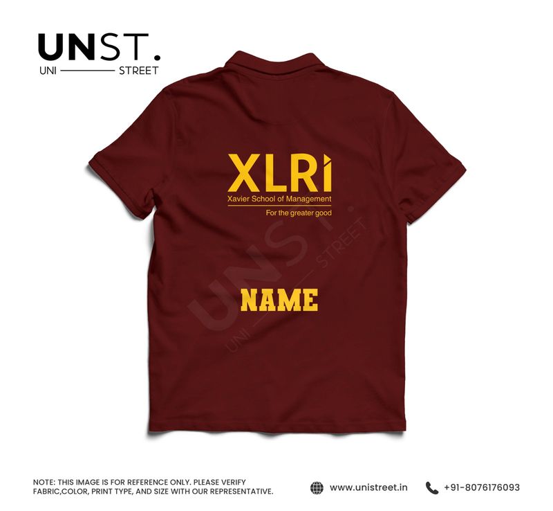 XLRI Maroon Polo T-Shirt