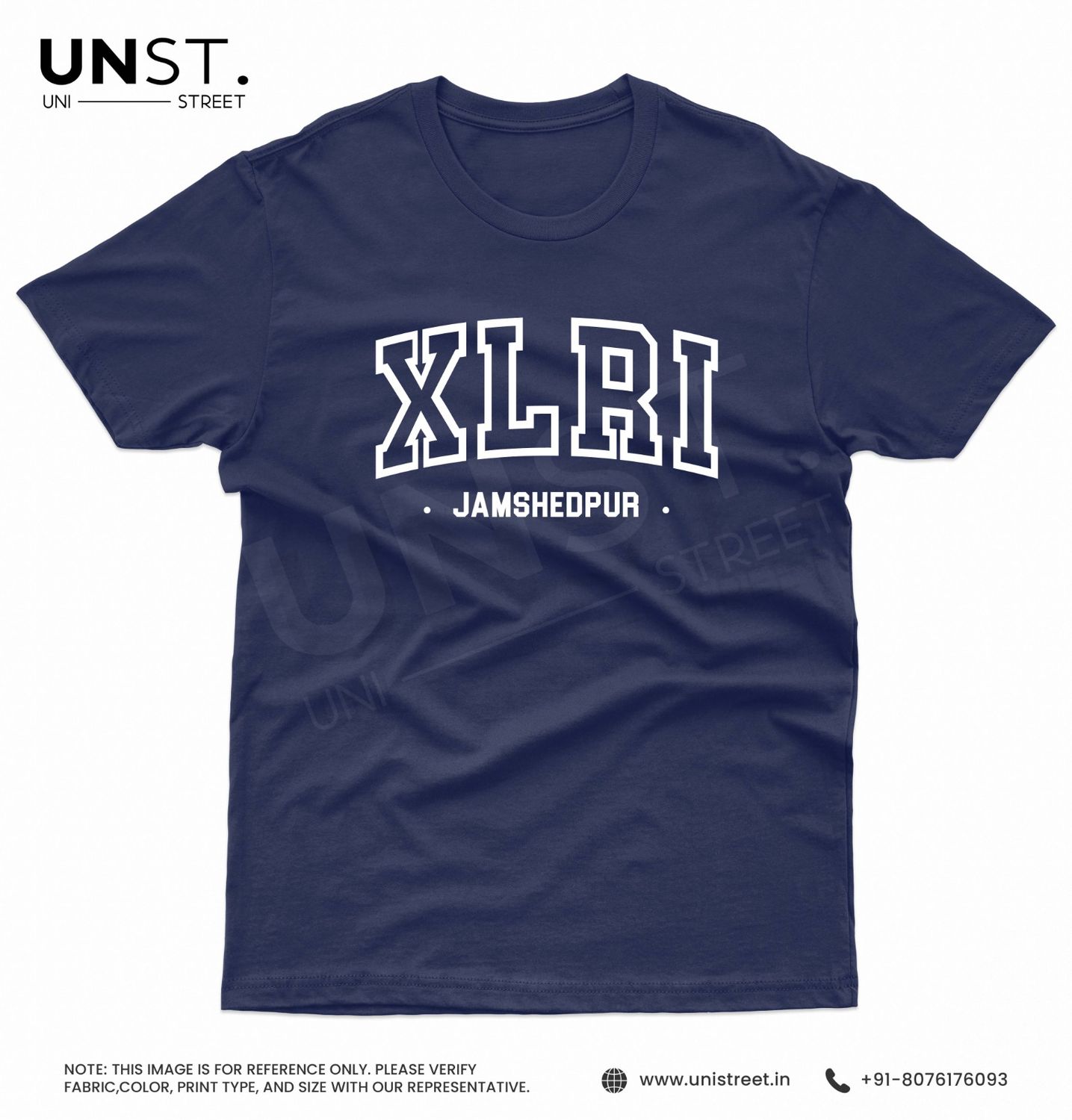 XLRI Navy Blue Round Neck T-Shirt XLRI Navy Blue Round Neck T-Shirt