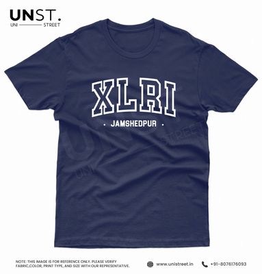 XLRI Navy Blue Round Neck T-Shirt XLRI Navy Blue Round Neck T-Shirt