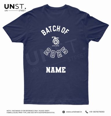 Store XLRI Navy Blue Round Neck T-Shirt