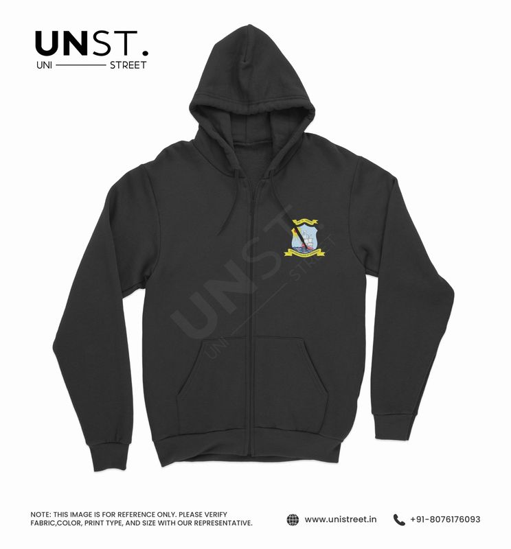 SRCC Black Zipper Hoodie