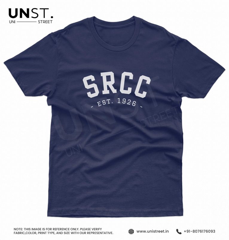 SRCC Navy Blue Round Neck T-Shirt