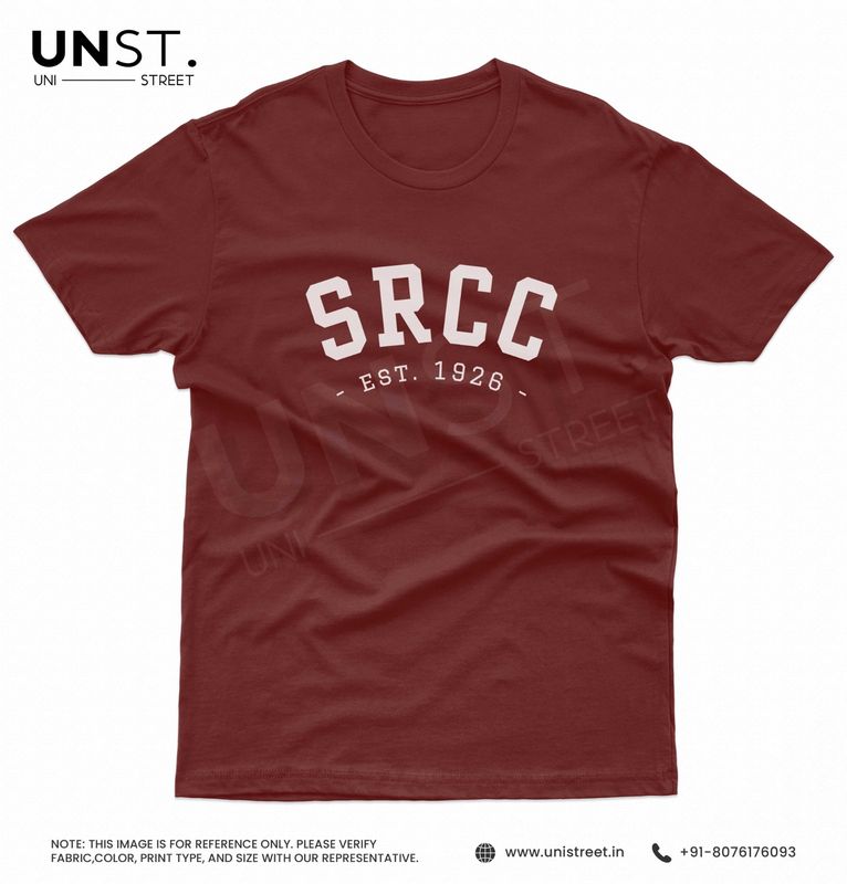 SRCC Maroon Round Neck T-Shirt