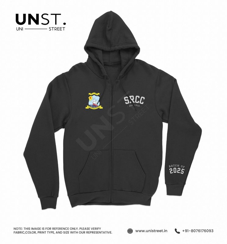 SRCC Black Zipper Hoodie