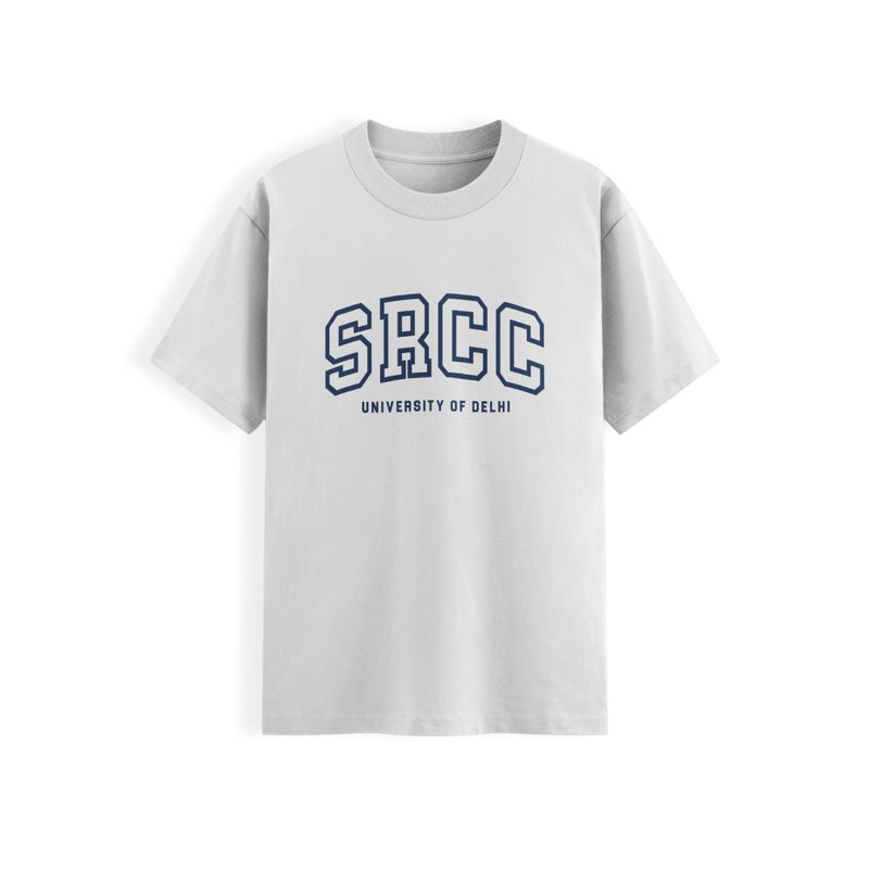 SRCC White Round Neck T-Shirt