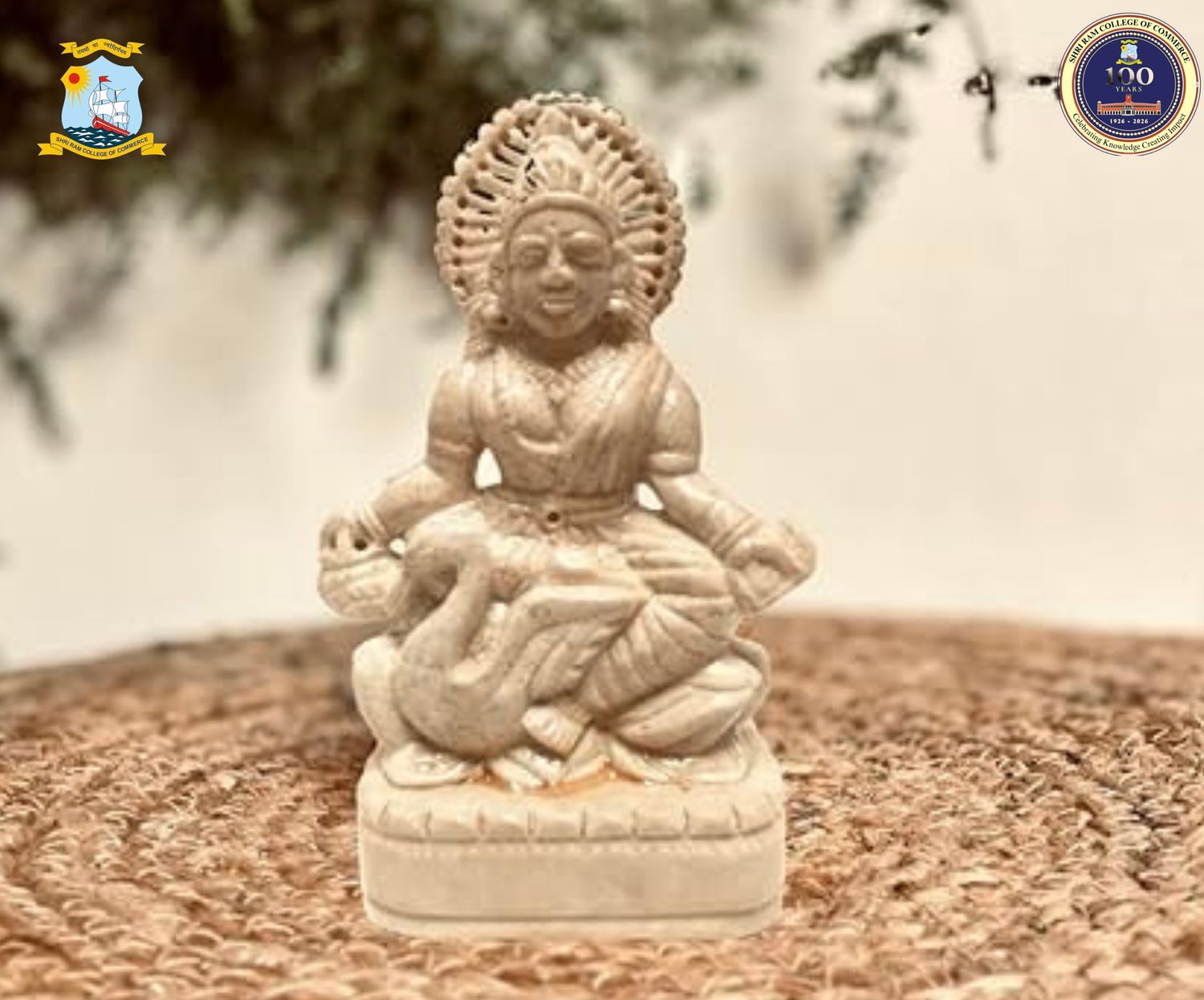 Saraswati ji idol - Gaurahari Enactus SRCC