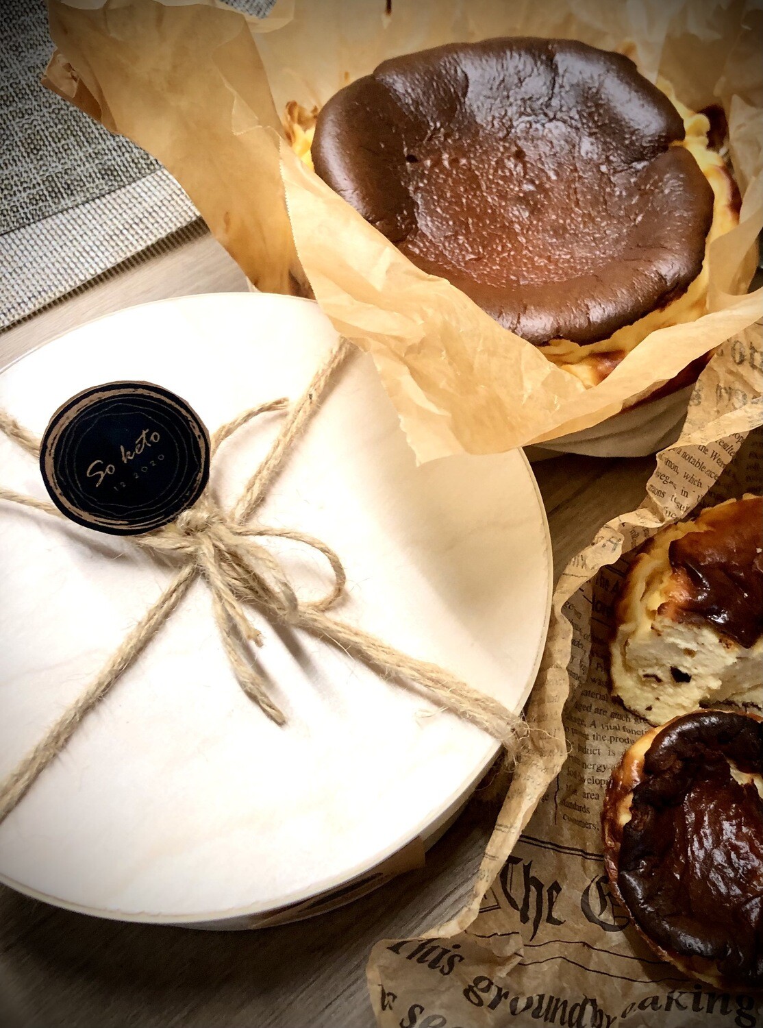SO KETO BASQUE BURNT CHEESE CAKE