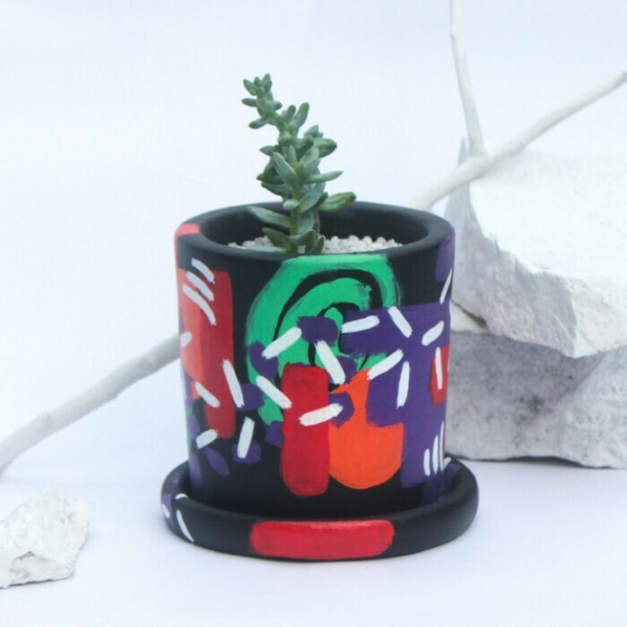 Hale pot / pot kaktus / pot lukis / pot unik