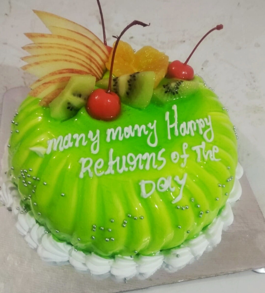 Mix Fruit Pastry Cake