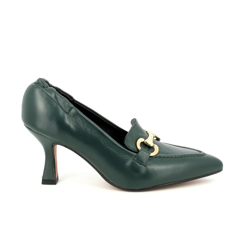Brera mocassino tacco verde