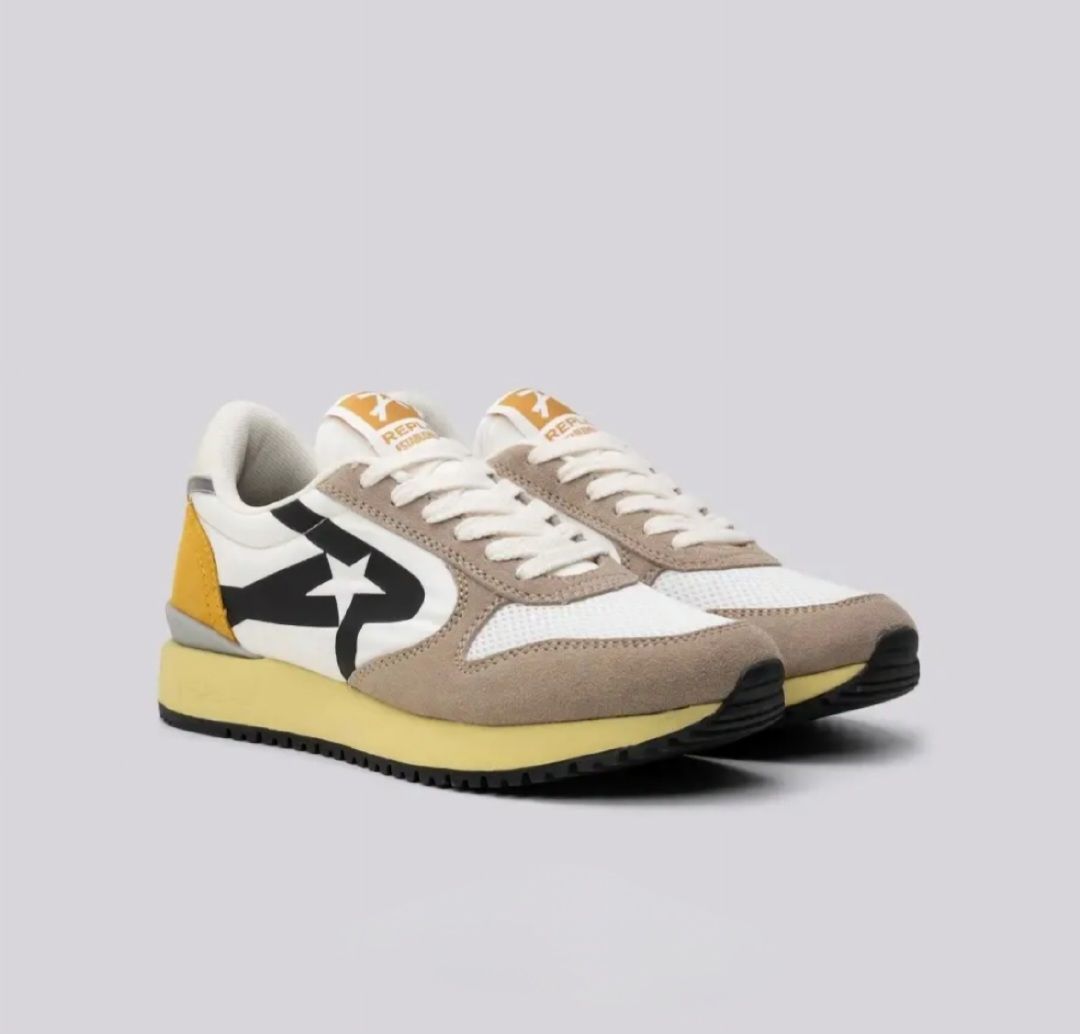 Replay low top beige