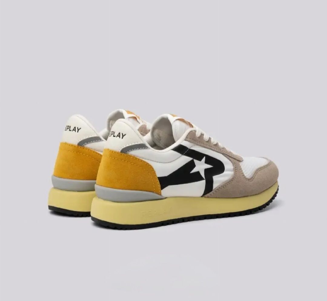 Replay low top beige