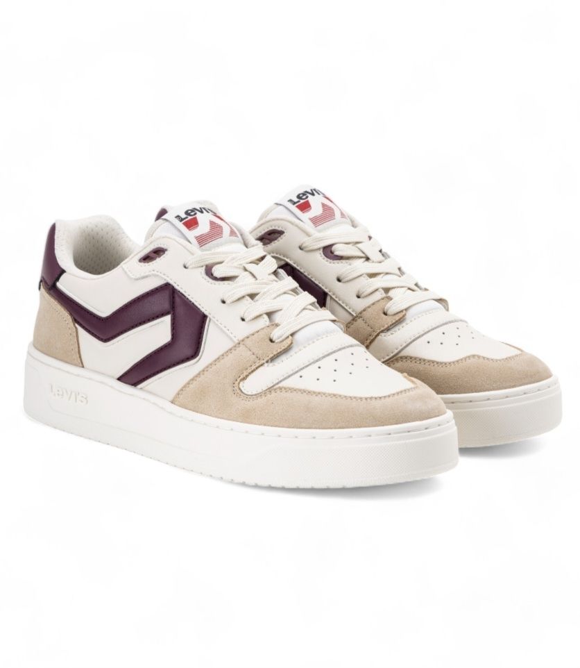Levi&#39;s Glide bianco beige rosso