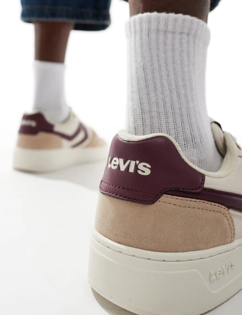 Levi&#39;s Glide bianco beige rosso