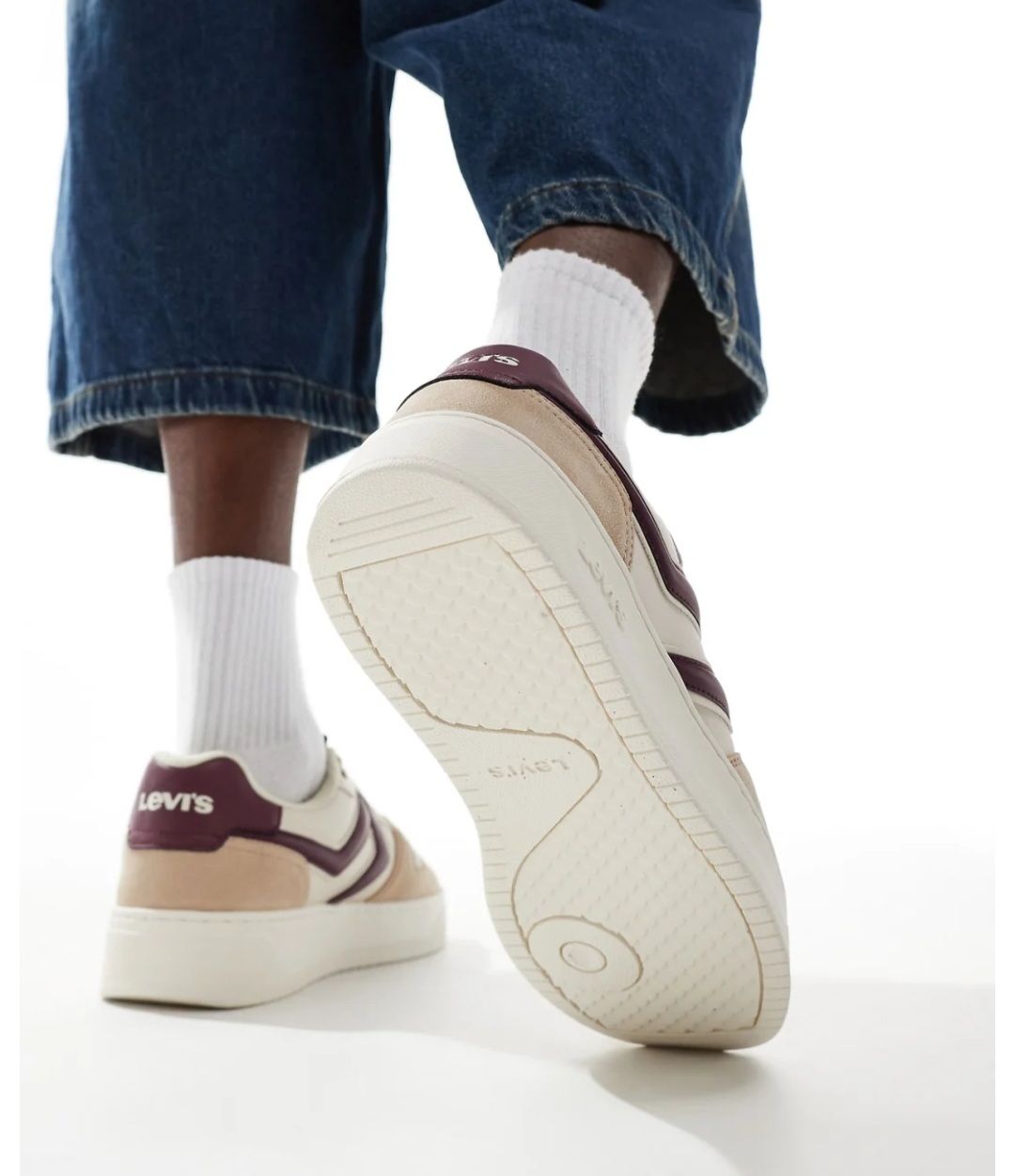 Levi&#39;s Glide bianco beige rosso