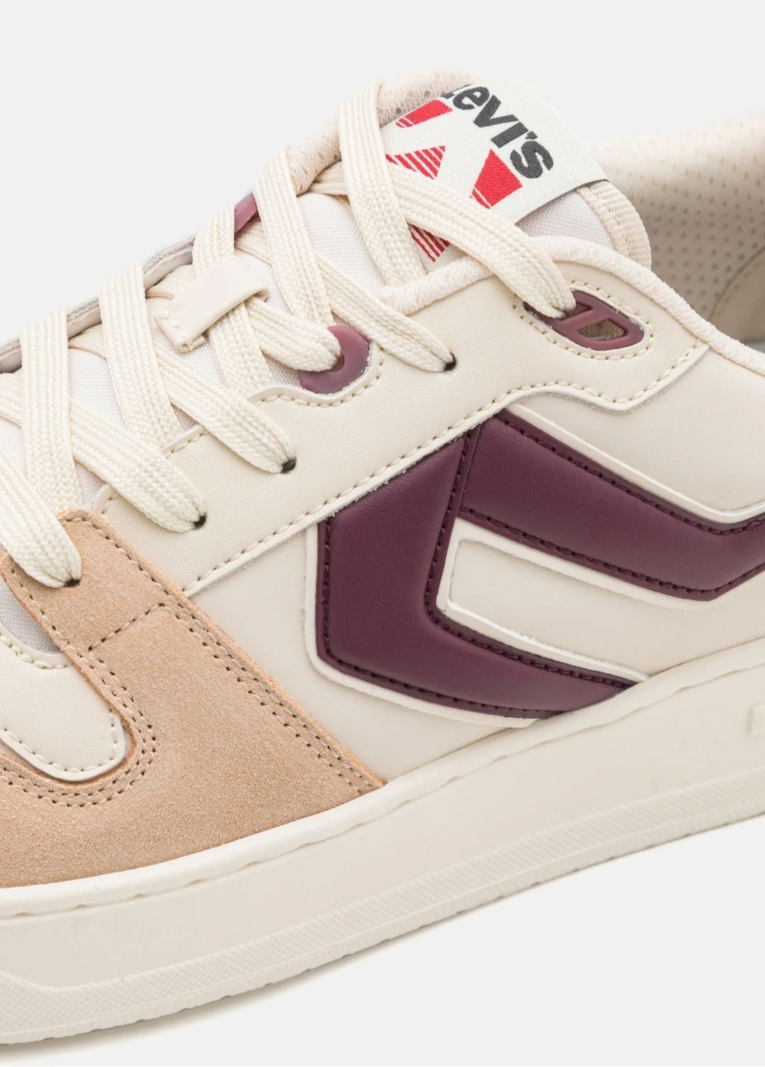 Levi&#39;s Glide bianco beige rosso