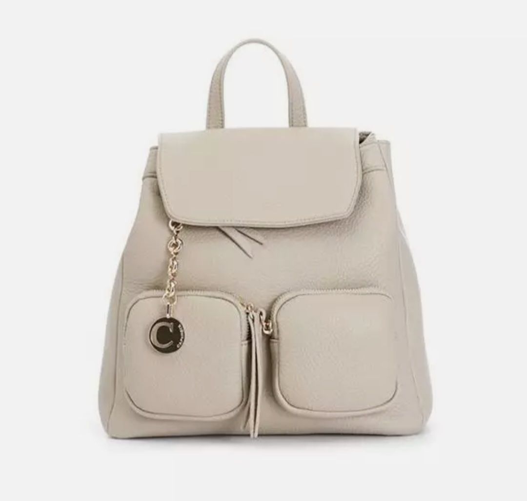 Zaino charm tasche beige