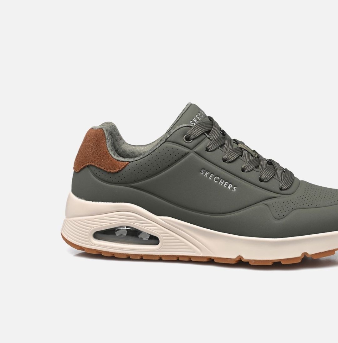 skechers uno verde oliva