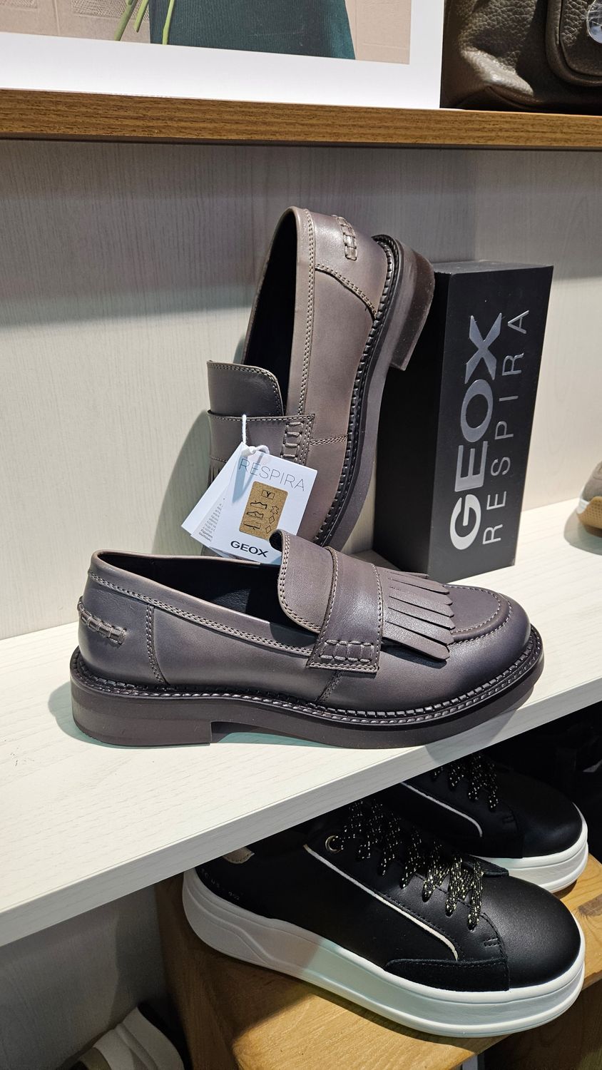 Geox mocassino taupe 