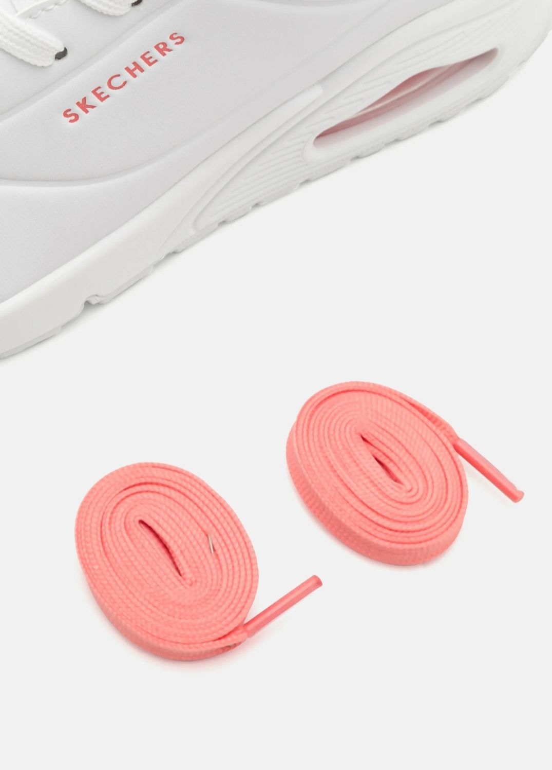 Skechers air uno white coral