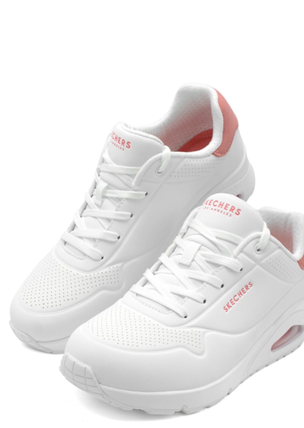 Skechers air uno white coral