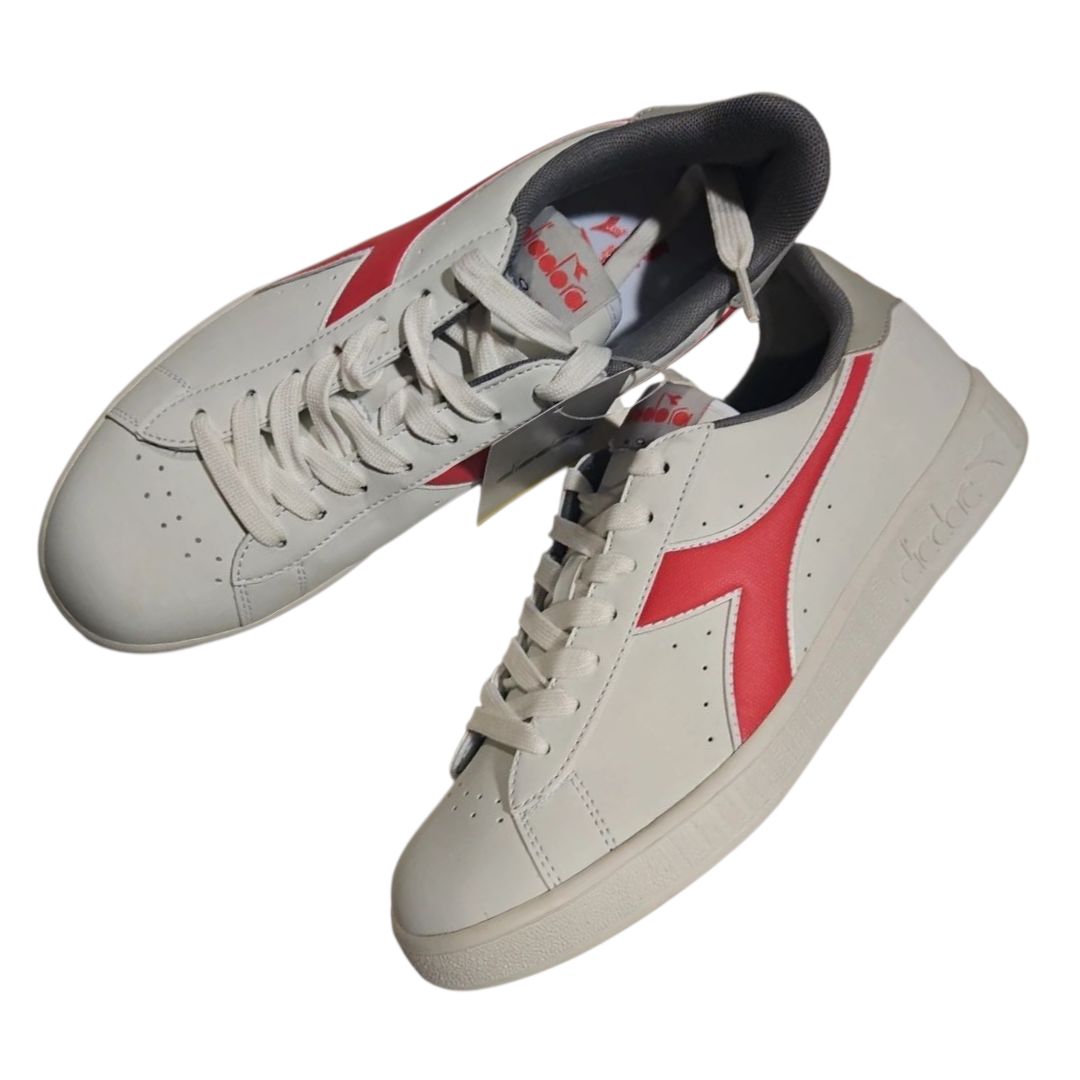 Diadora game p white  paradise pink