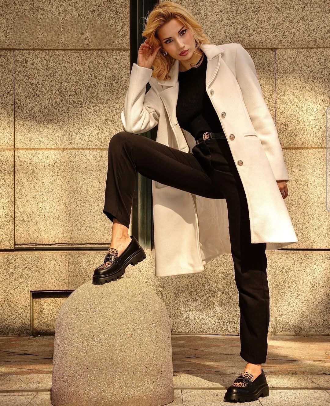 Osey mocassino animalier Osey mocassino animalier