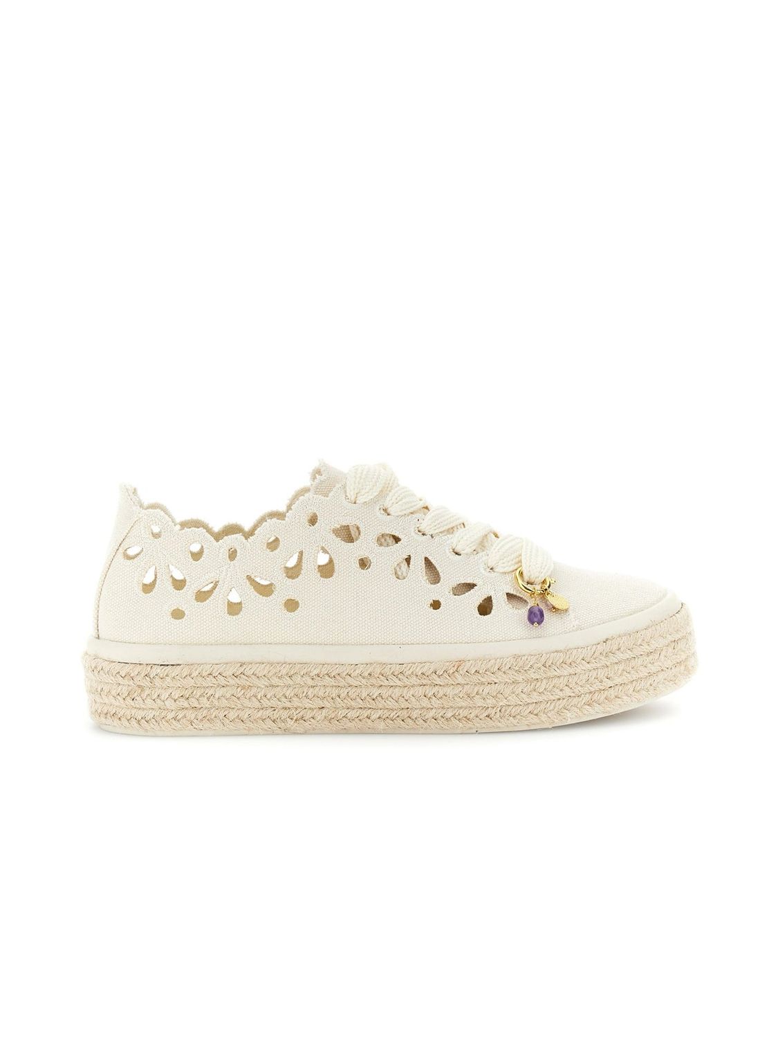 Cafènoir sneakers beige traforate Cafènoir sneakers beige traforate