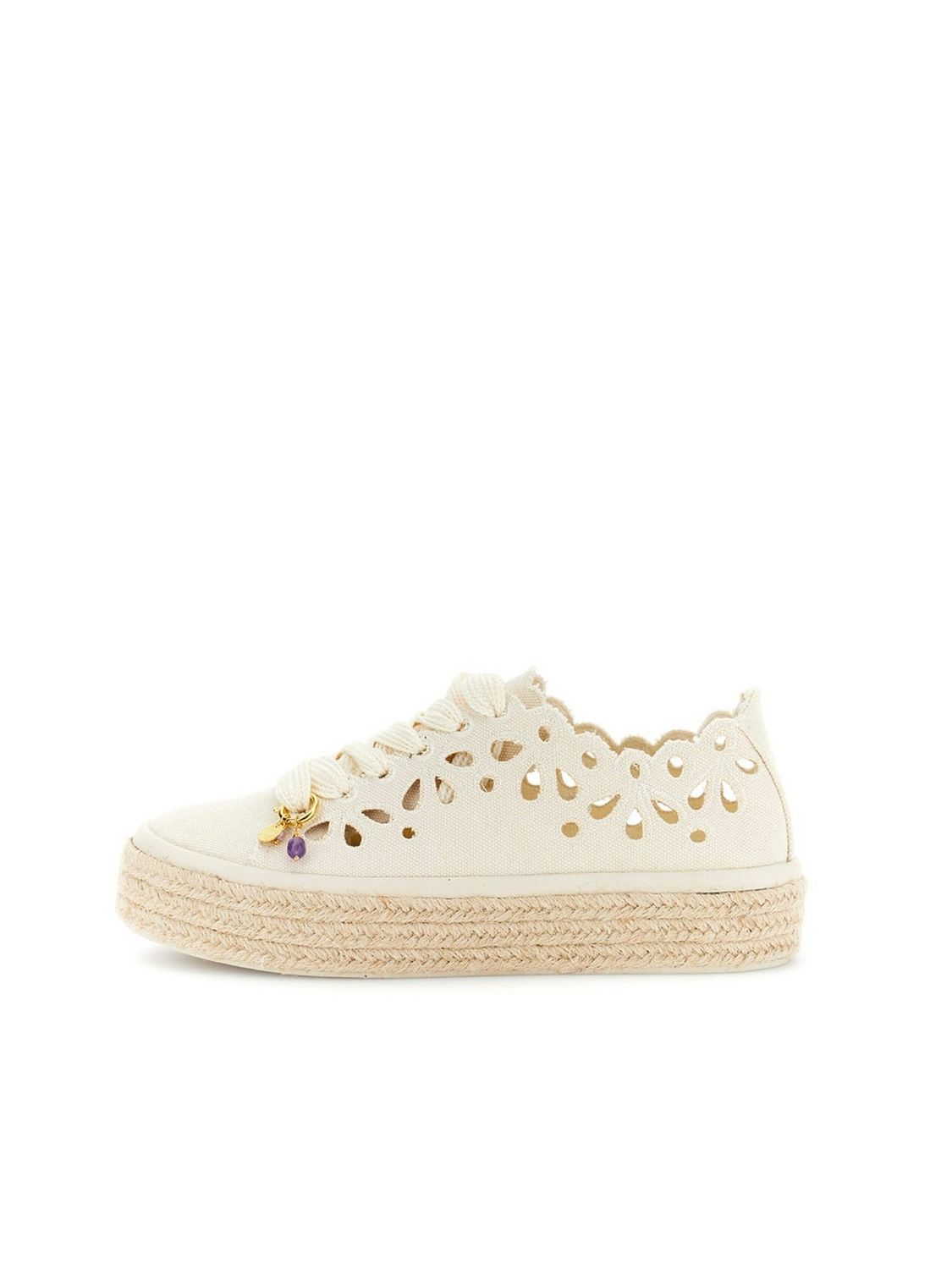 Cafènoir sneakers beige traforate Cafènoir sneakers beige traforate