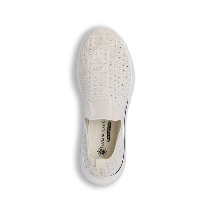 Lumberjack keira slip on white