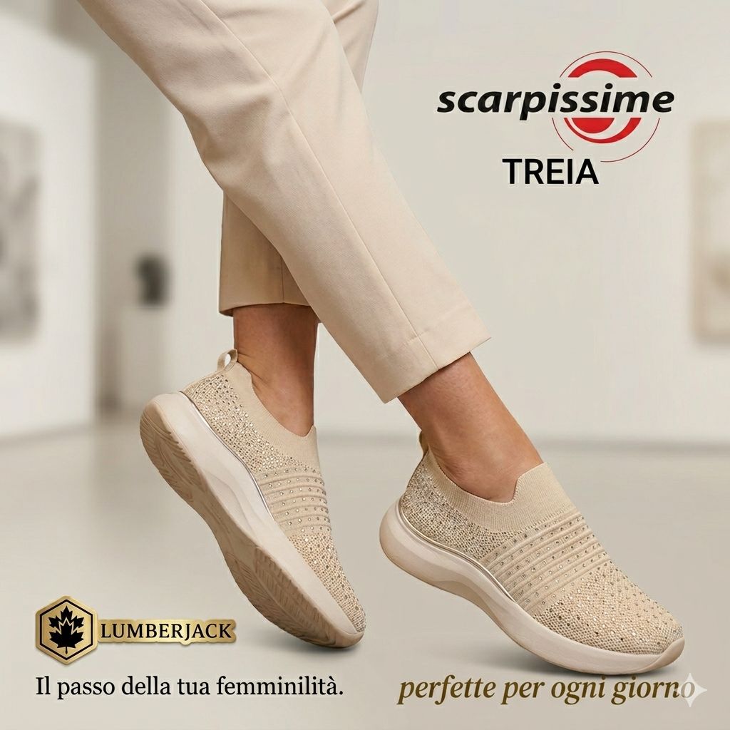 Lumberjack keira slip on white