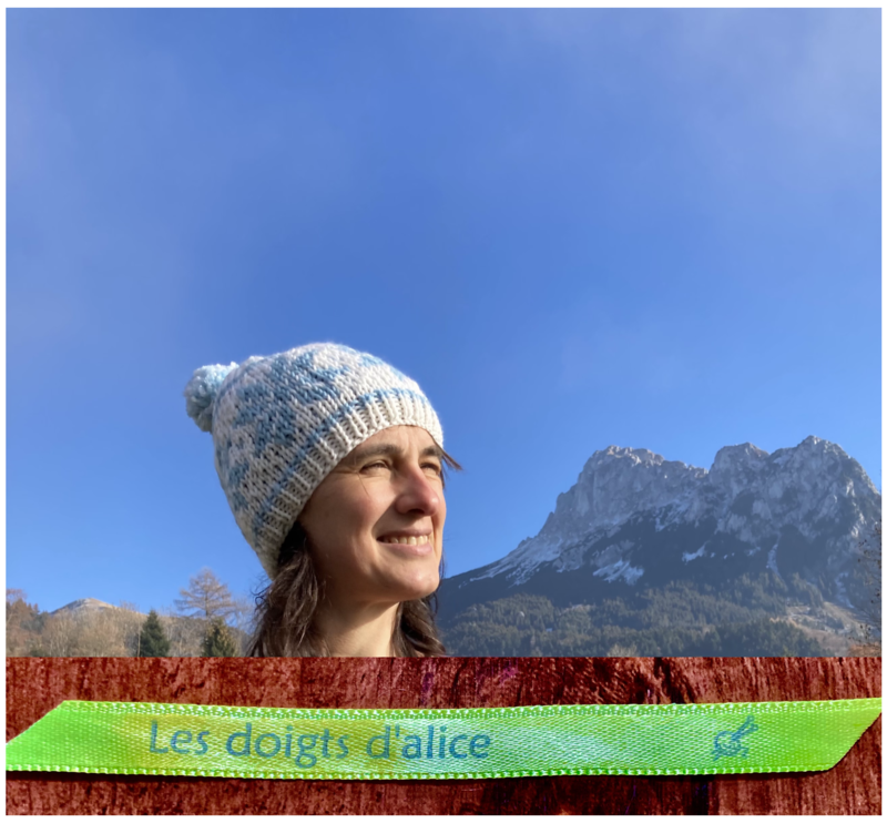BONNET flocon d&#39;hiver ou étoile polaire