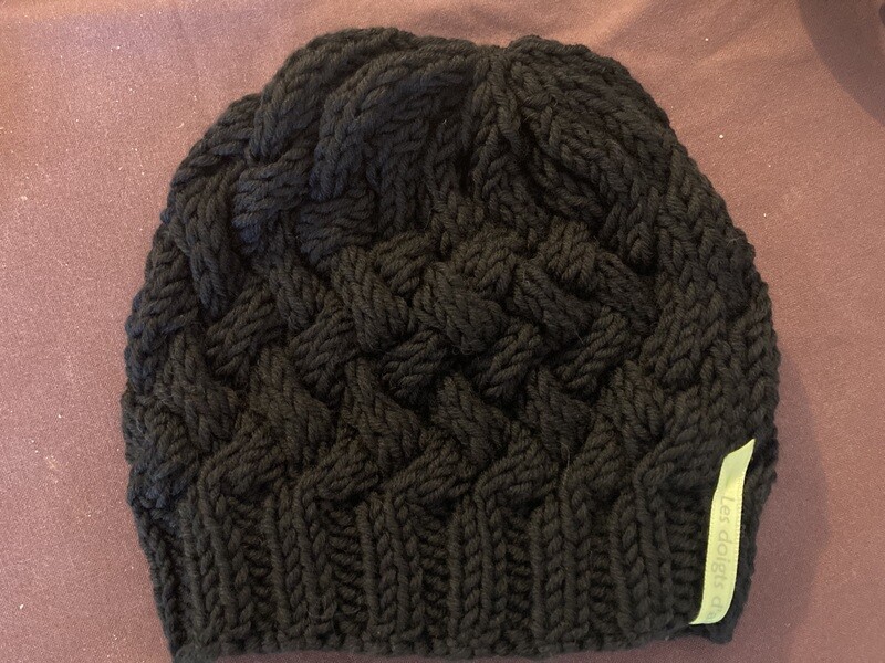 BONNET effet tressé