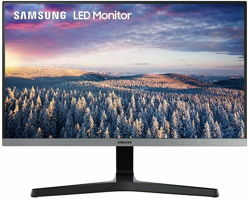 Samsung 24&quot; FHD Monitor with Bezel-LESS Design - LS24R350FHNXZA, Dark Blue Gray