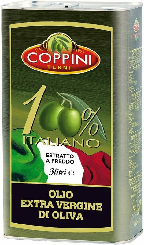 Olio extra vergine di oliva 100% olive italiane