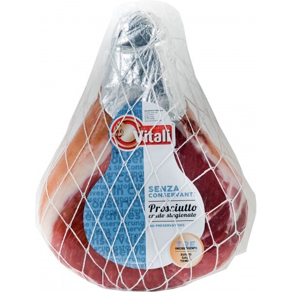 Vitali prosciutto crudo senza osso fiore pres.ester kg.6,5 circa