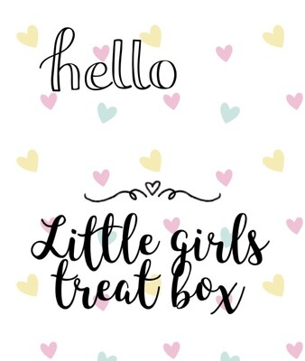 Little girls treat box