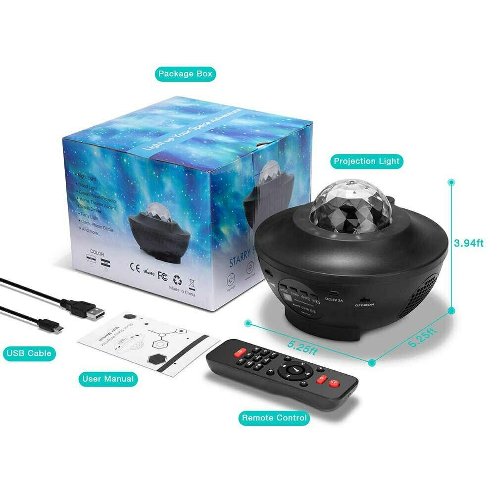 Starry water LED projector
